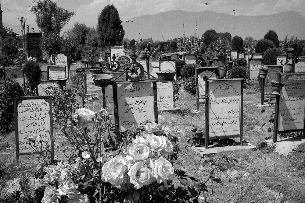 Kashmiri freedom fighters cemetery in Srinagar.